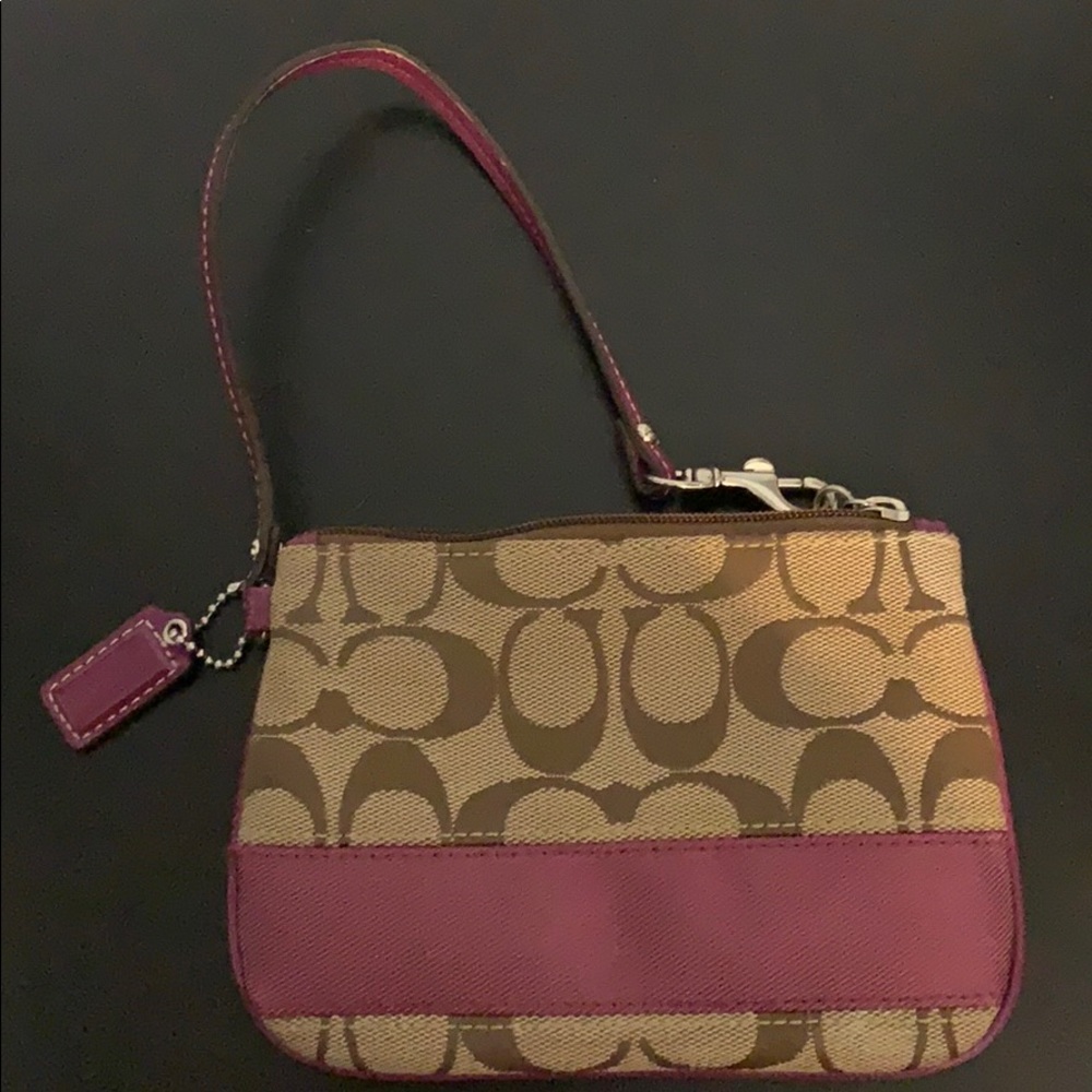 Coach small wristlet